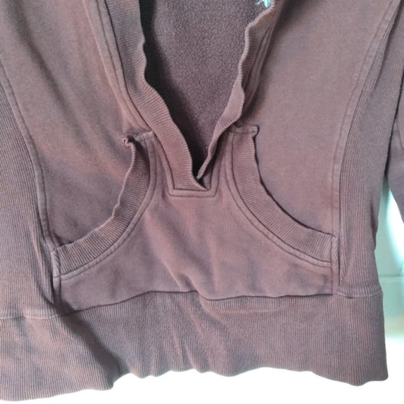 Zara Basic Womens Sheer Navy Long Sleeved Blouse Size Small - Picture 2 of 11